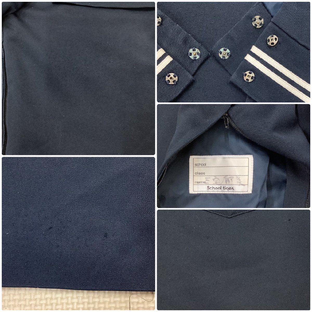 I972/Y(中古)福島県 東和中学校 女子制服6点 /170A/W72/丈65/丈 I972/Y(中古)福島県 東和中学校 女子制服6点 /170A/W72/丈65/丈