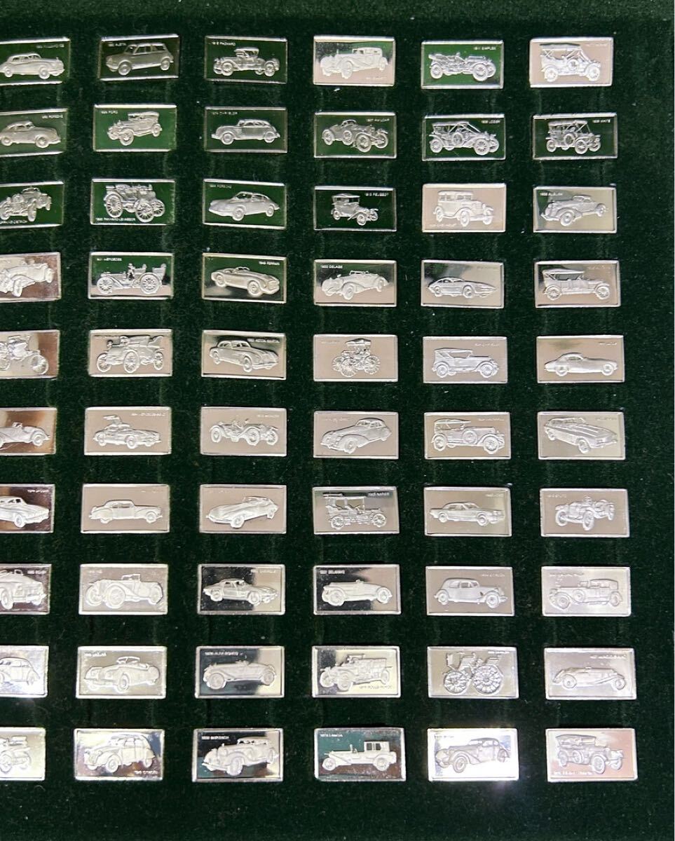 フランクリンミント『偉大なる自動車100種 純銀製ミニチュア フランクリンミント『偉大なる自動車100種 純銀製ミニチュア