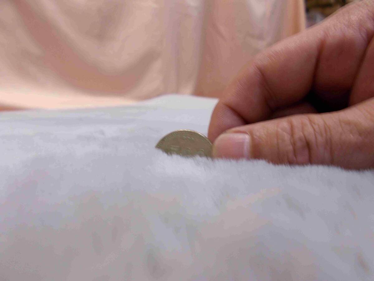 ラグ ラビットファー200×200cm 20mmウレタン入り なめらかな ラグ ラビットファー200×200cm 20mmウレタン入り なめらかな