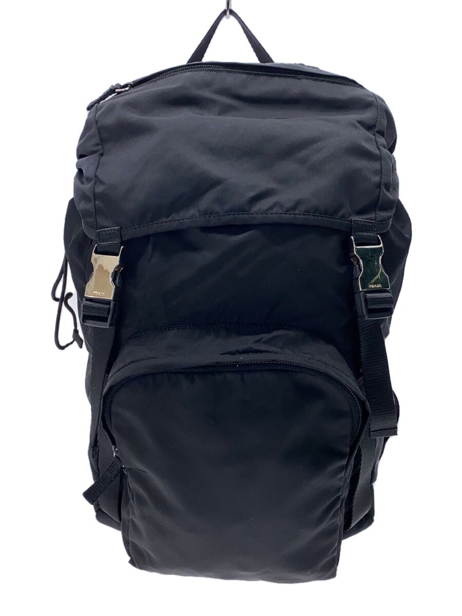 PRADA◇リュック/ナイロン/BLK メンズバッグ PRADA◇リュック/ナイロン/BLK メンズバッグ