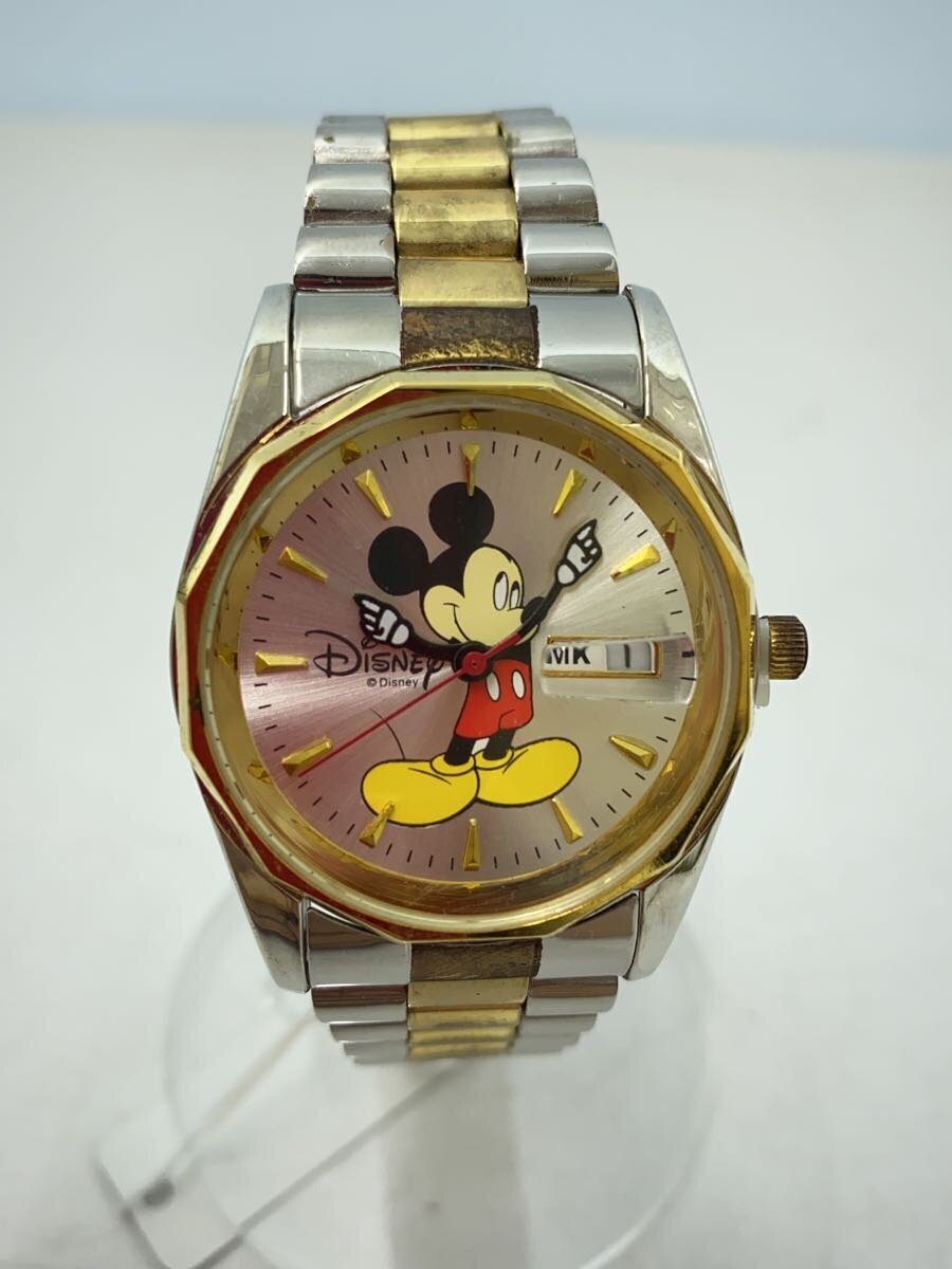 Disney◆Disneyクォーツ腕時計/アナログ/ステンレス/SLV/SLV/SS/Disney/ディズニー//