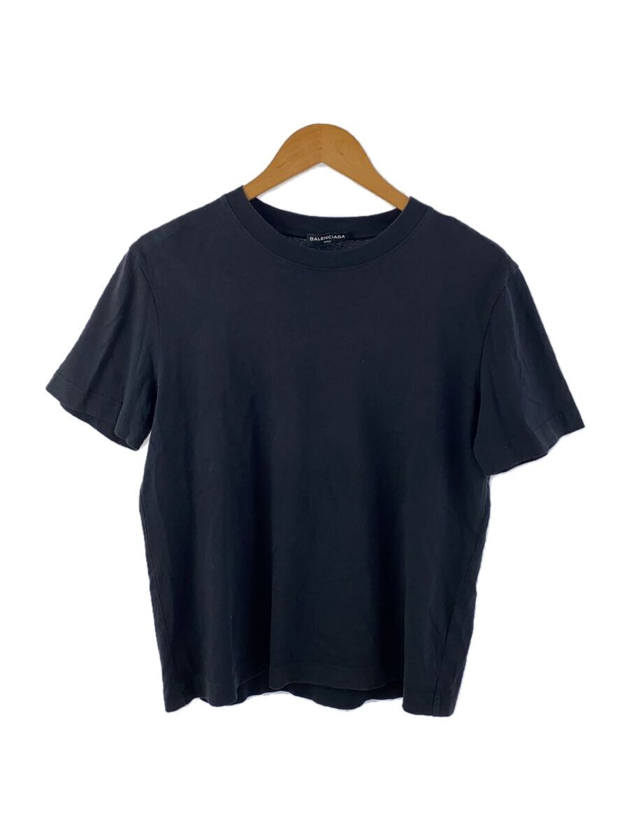 BALENCIAGA* T-shirt /S/ cotton /BLK/ plain /496053 TXK46