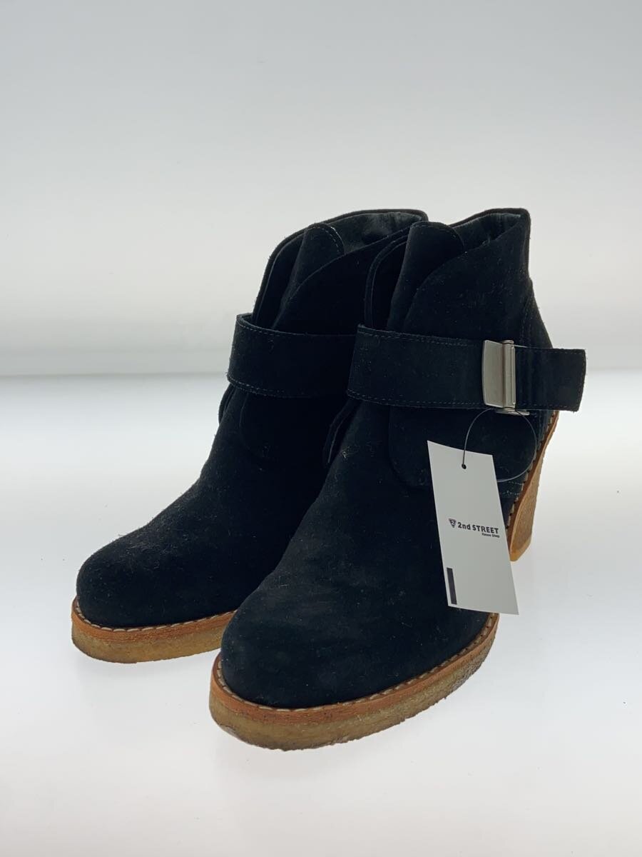 UGG australia* короткие сапоги /23.5cm/BLK/ замша 