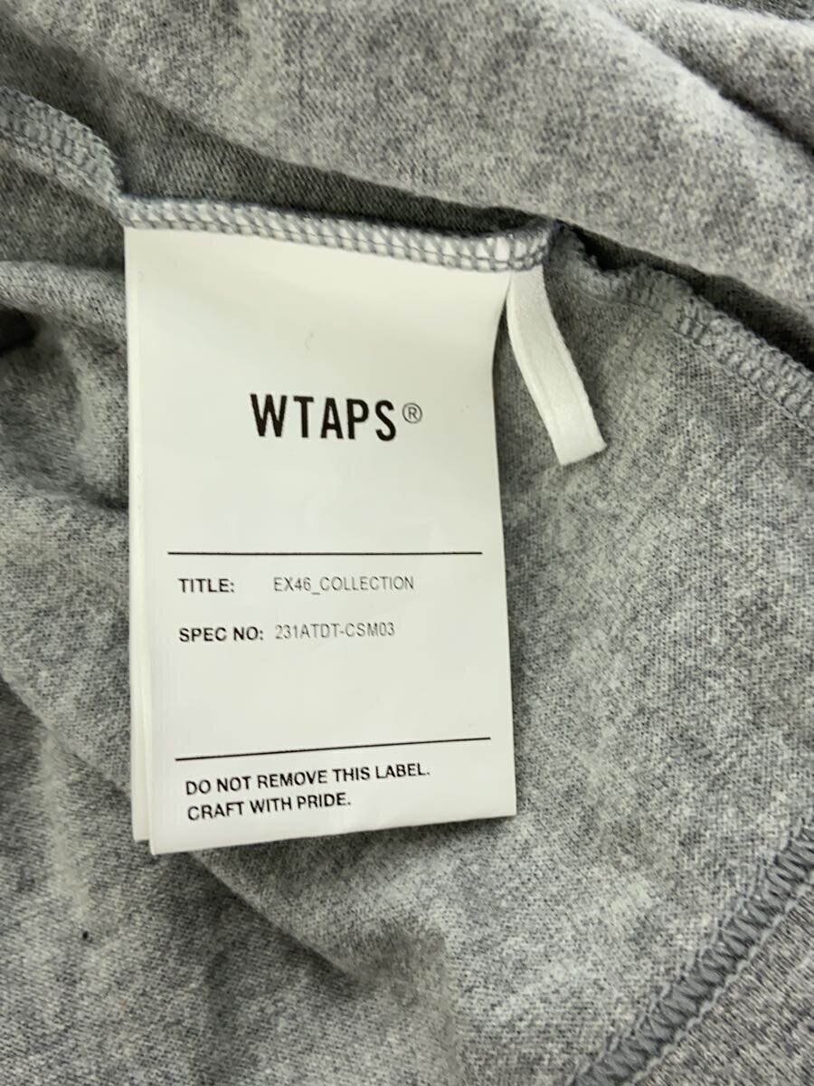 WTAPS 2023SS DESIGN 01/LS 灰 S WTAPS ◇ 23SS / DESIGN01 / LS / COTTON / Long sleeve T-shirt
