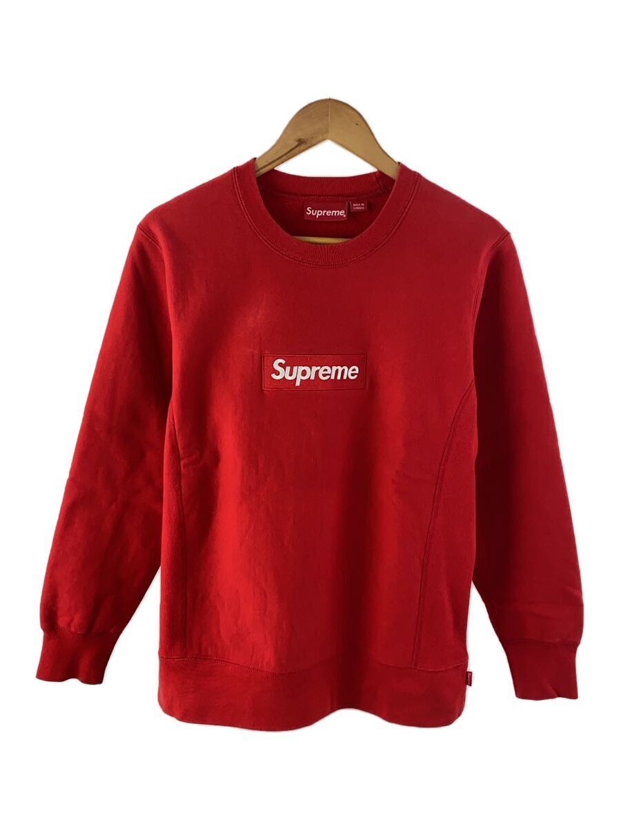 Supreme◆スウェット/S/コットン/RED/無地