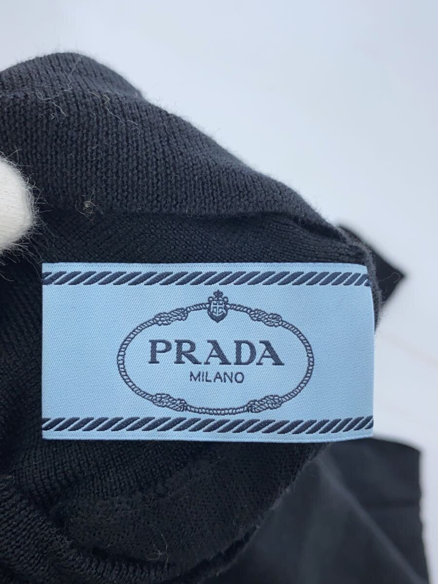 PRADA◇ニット・セーター(薄手)/36/ウール/BLK/無地/2016年 PRADA◇ニット・セーター(薄手)/36/ウール/BLK/無地/2016年
