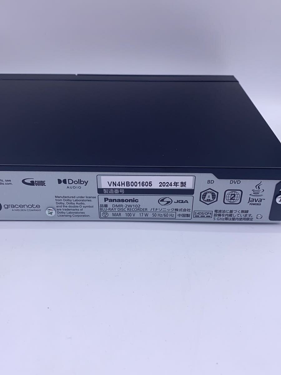 Panasonic◇ブルーレイレコーダー DMR-2W102 Panasonic◇ブルーレイレコーダー DMR-2W102