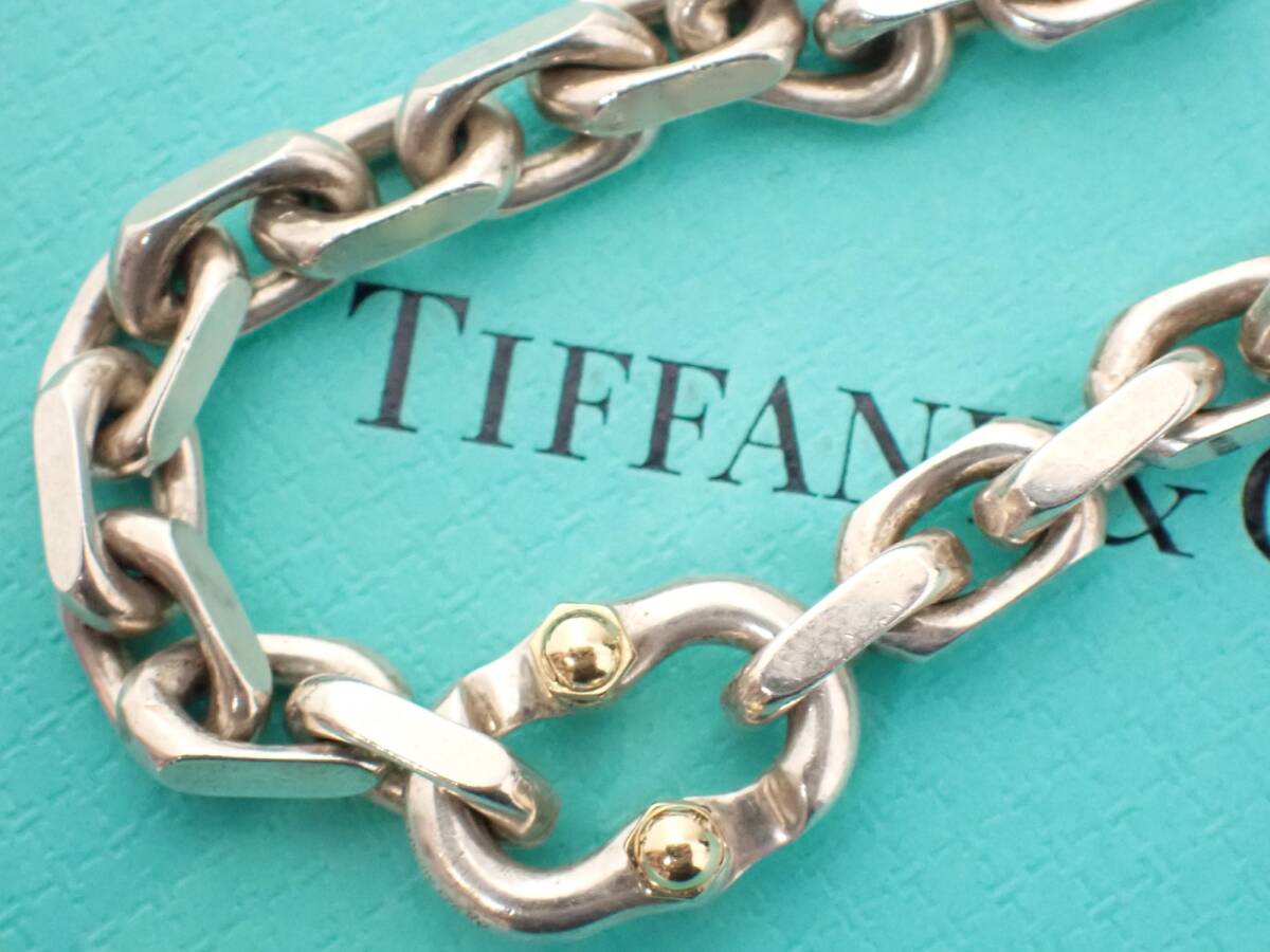 美品 TIFFANY&Co.(ティファニー) シルバー925/18金 メイカーズ 美品 TIFFANY&Co.(ティファニー) シルバー925/18金 メイカーズ