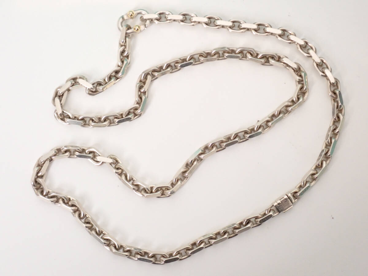 美品 TIFFANY&Co.(ティファニー) シルバー925/18金 メイカーズ 美品 TIFFANY&Co.(ティファニー) シルバー925/18金 メイカーズ
