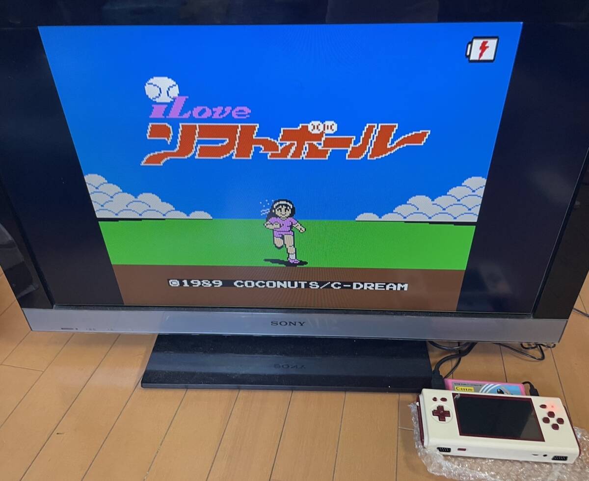ファミコン互換機ポータブル ワイヤレスコントローラー HDMI仕様