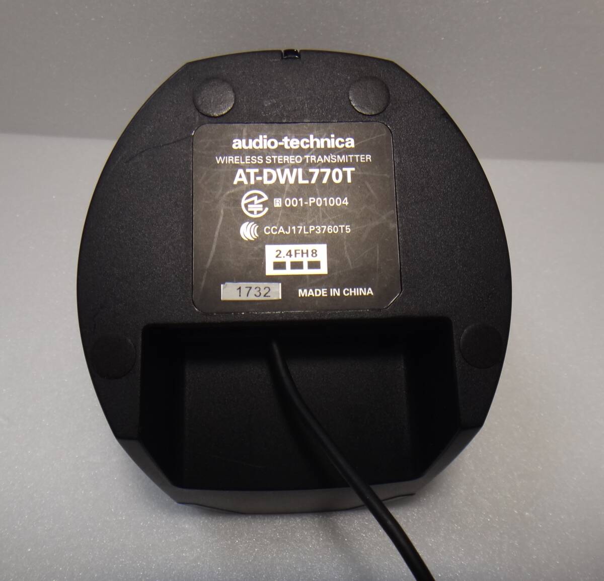 送料450円より オーディオテクニカ　AT-DWL770T　audio technica 動作未確認　現狀販売　トランスミッター　充電器？