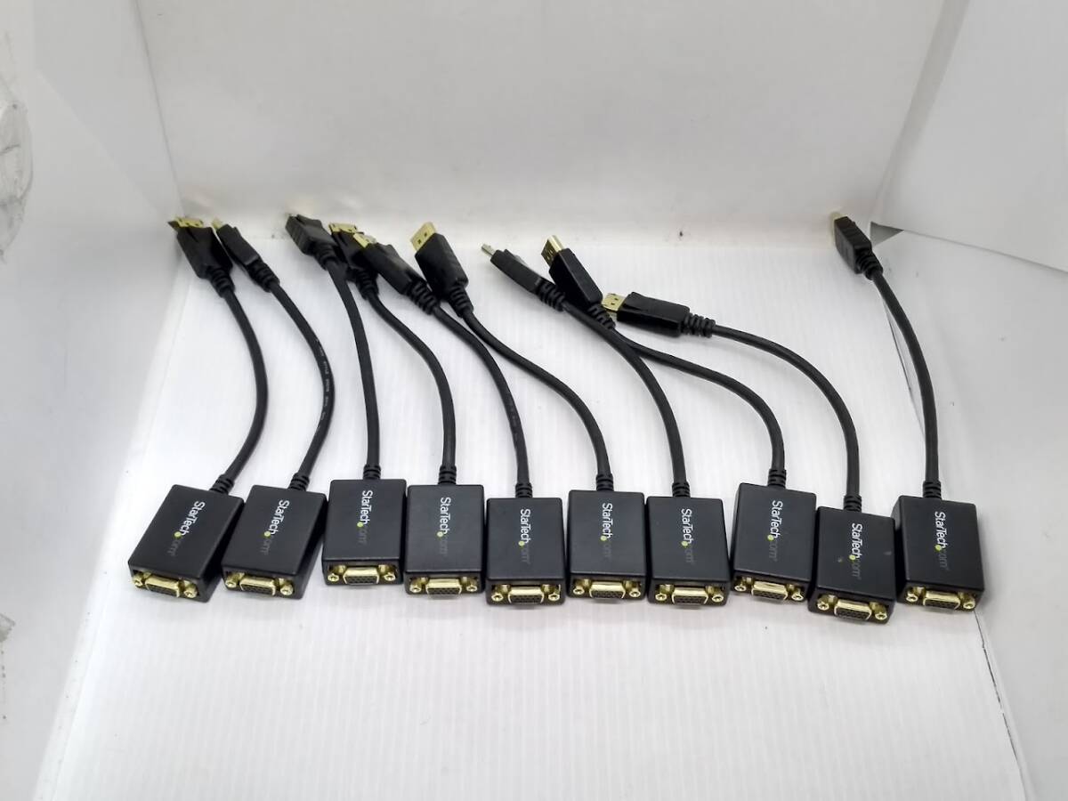 ●Startechcom　DisplayPort（HBR）- VGA 変換アダプター　DP2VGA2　10個(gè)セット