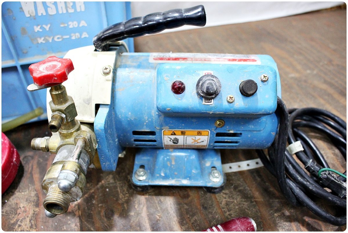 中古】KYOWA キョーワ 電動テストポンプ KY-20A 高圧洗浄機 中古】KYOWA キョーワ 電動テストポンプ KY-20A 高圧洗浄機