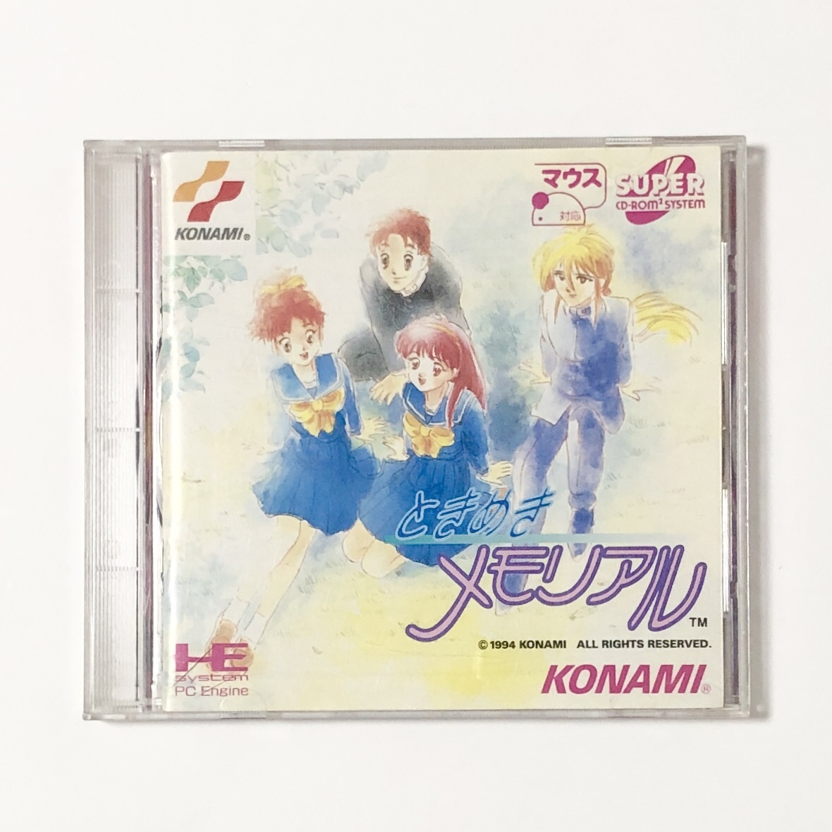 PCエンジン スーパーCD-ROM2 ときめきメモリアル 動作未確認 コナミ PC-Engine Super CD-ROM 2 Tokimeki Memorial CIB Konami