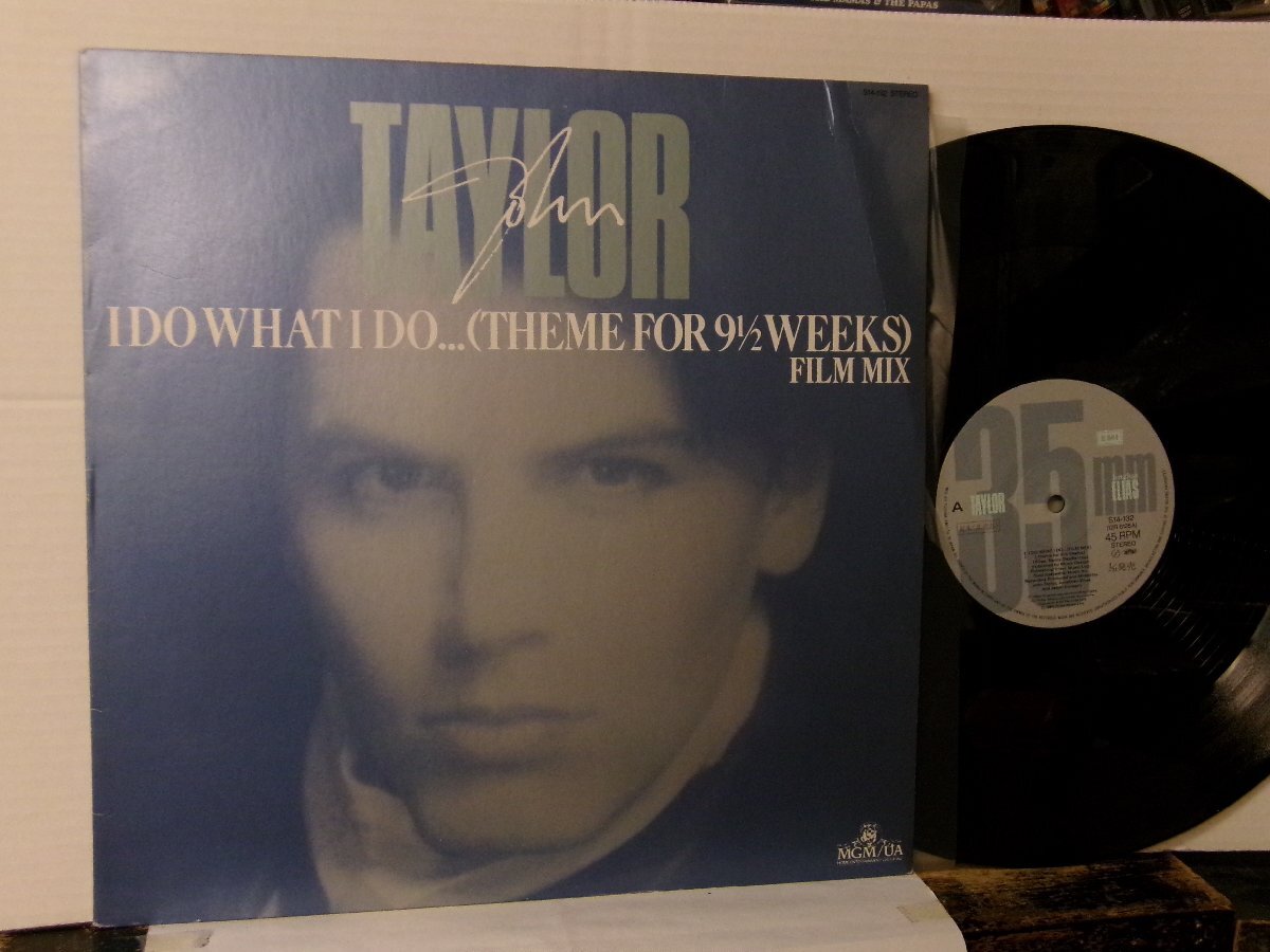 ^12 -inch JOHN TAYLOR / I DO WHAT I DO (THEME FOR 91/2 WEEK) FILM MIX domestic sample record Toshiba S14-132 [na in half ] theme music *r51202