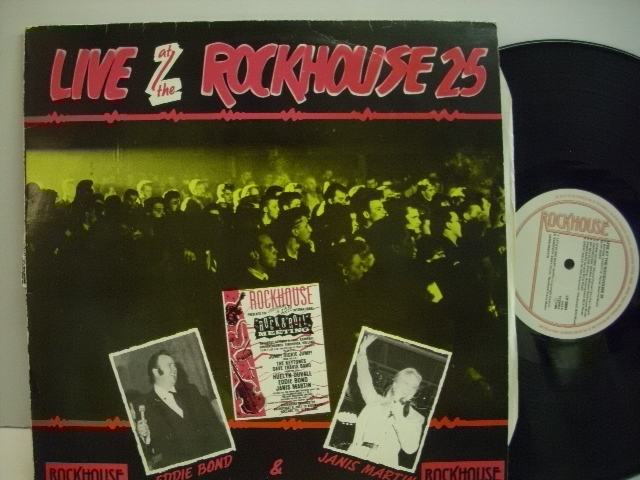 [LP] V.A.(JANIS MARTIN、EDDIE BOND、DAVE TRAVIS BAND) / LIVE AT THE ROCKHOUSE 25 オランダ盤 ROCKHOUSE LP 8604 ◇r30913