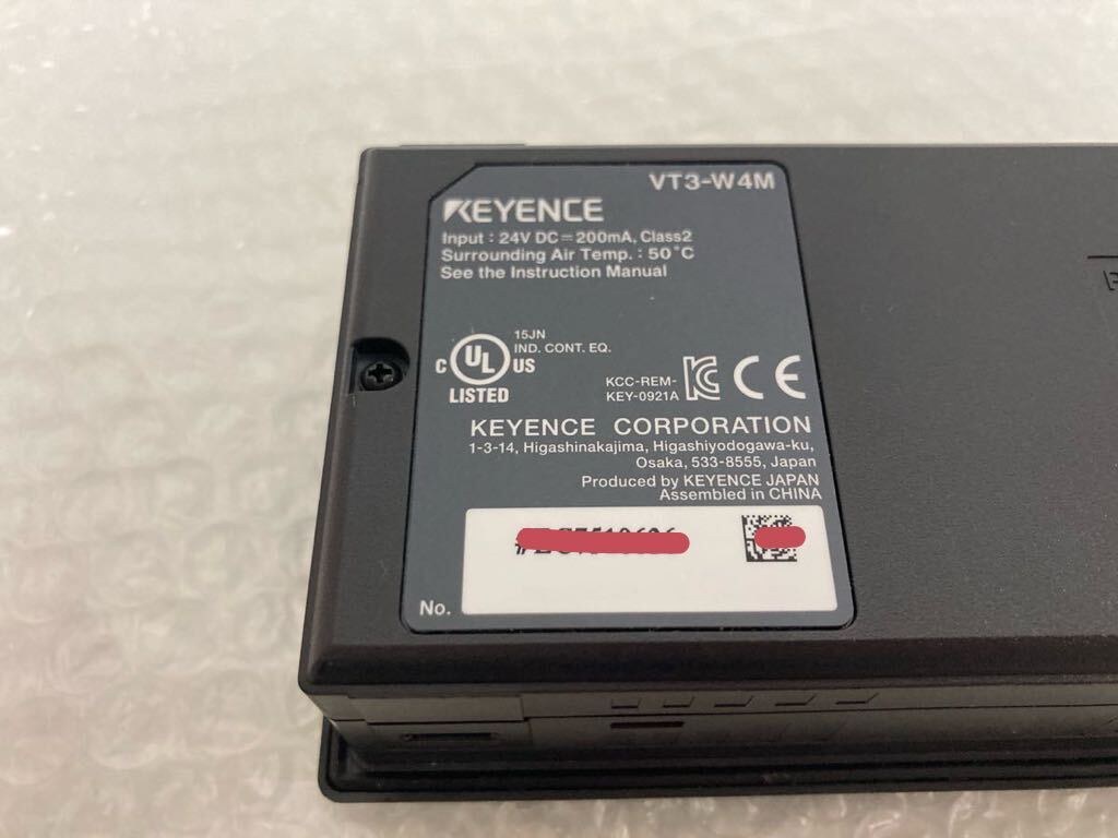 中古美品キーエンスVT3-W4M(動作確認済み)正規品動作保証 1001-1 中古美品キーエンスVT3-W4M(動作確認済み)正規品動作保証 1001-1