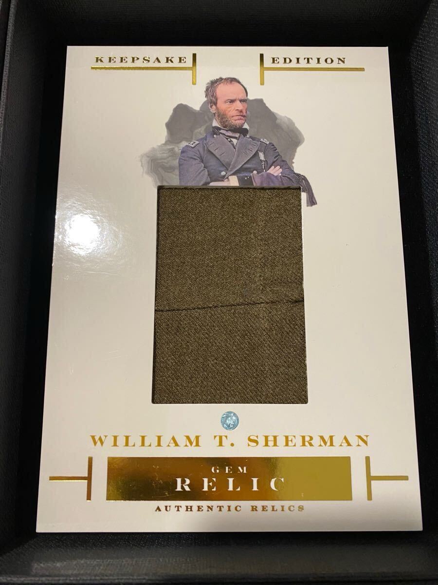 1円スタート keepsake 歴史カード 大判レリックカード William T Shaman GEM 宝石付 ブルースリー