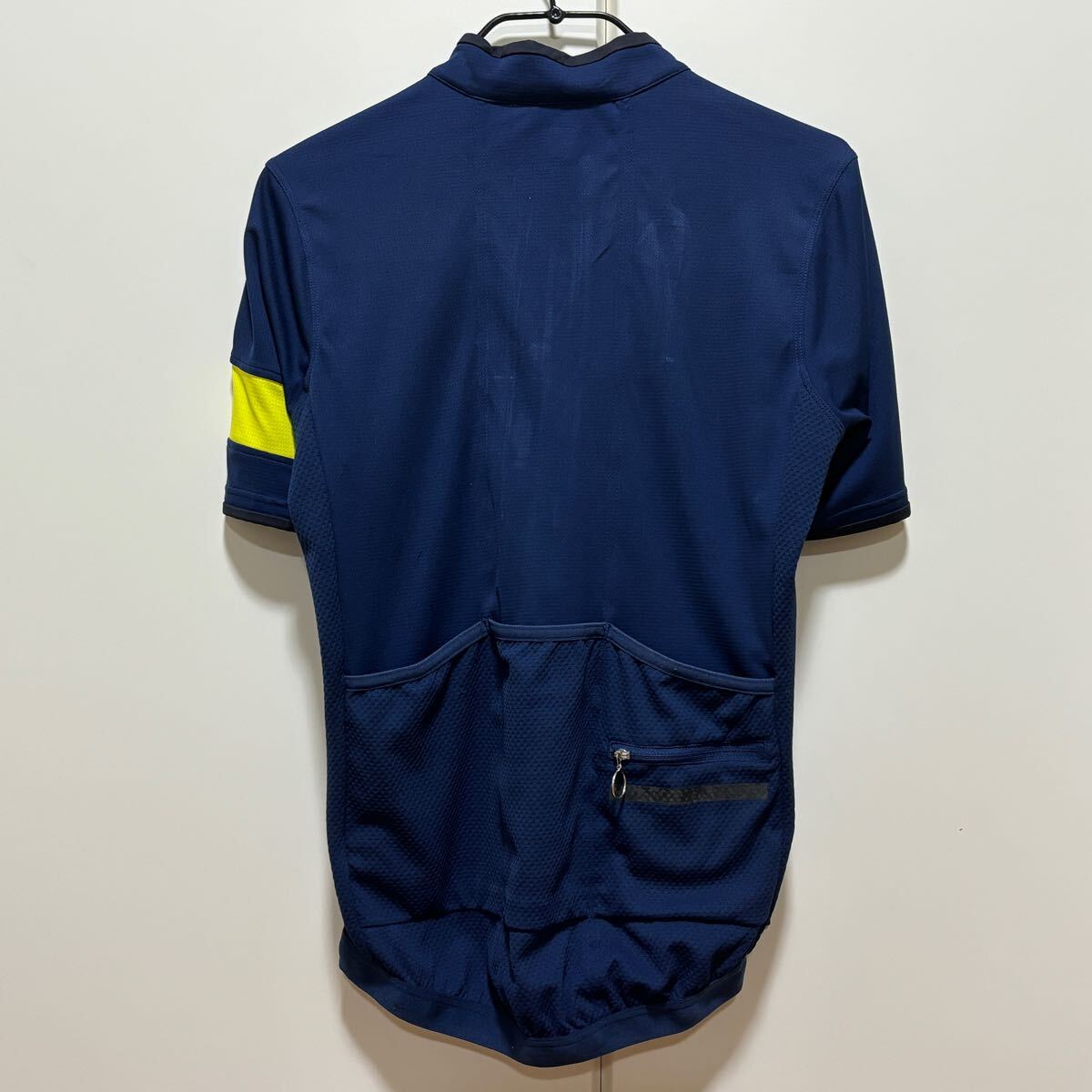 Rapha ラファ サイクルジャージ ネイビー イエロー Mサイズ 人気の贈り物が大集合 Raphaラファサイクルジャージネイビー