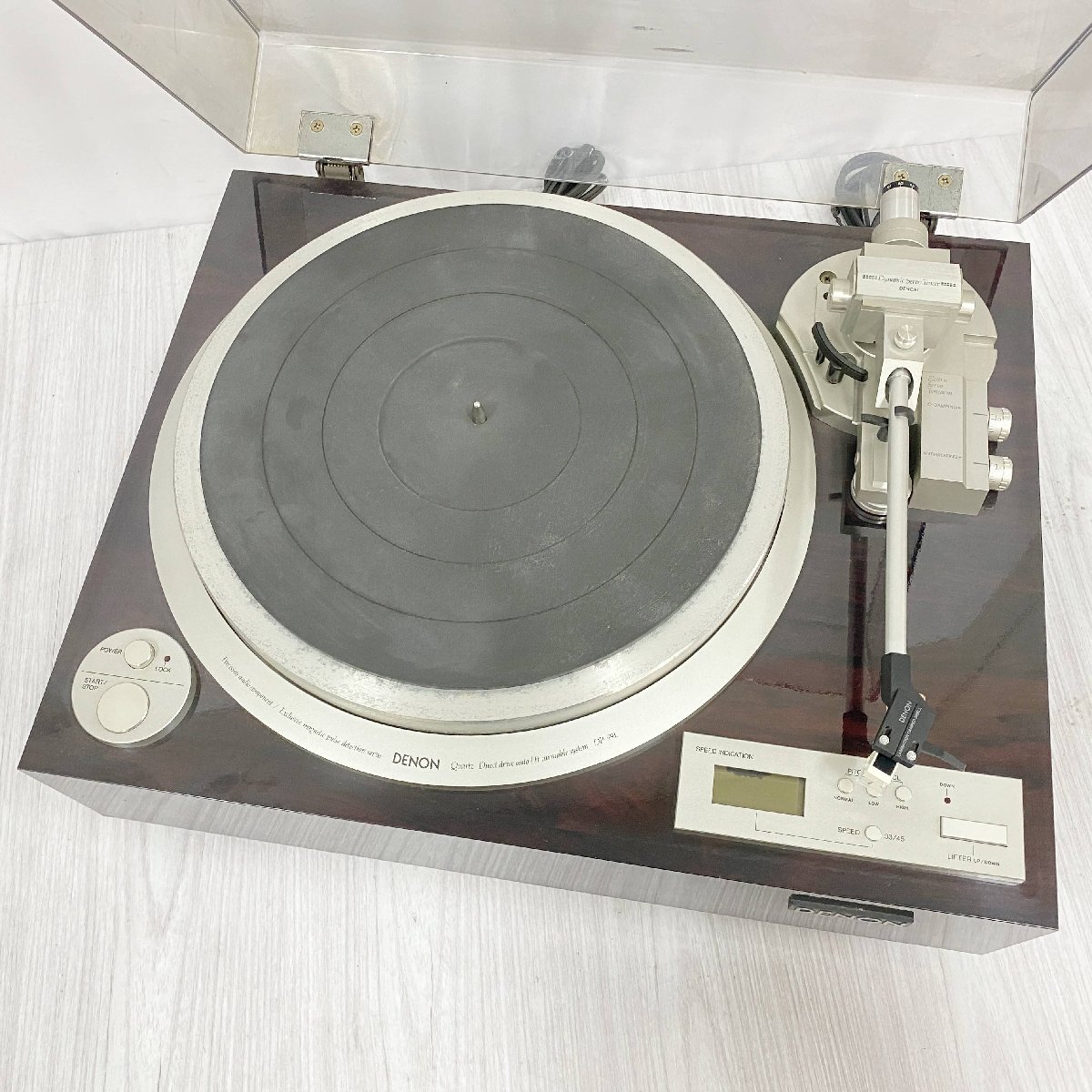 ◇1039 難あり品 DENON デノン ターンテーブル DP-59L/カートリッジ 型番不明