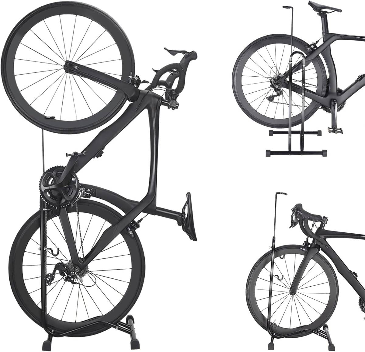 自転車 スタンド 縦置き サイクルスタンド ロードバイク スタンド 倒れない L字型 3タイプ