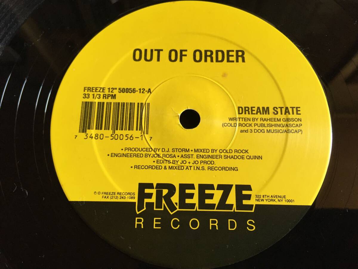 ★Out Of Order / Dream State / Rough Around The Edges 12EP ★Qsok2★ Freeze Records 50056-12