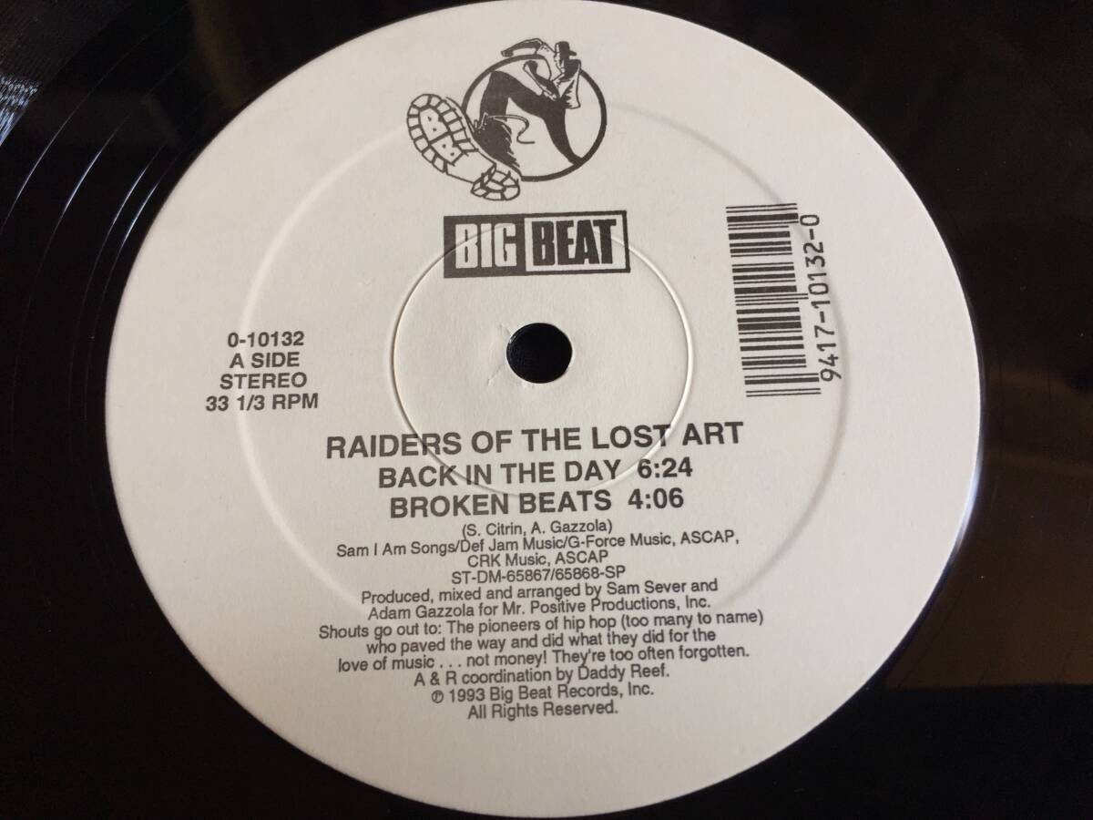 ★Raiders Of The Lost Art / Back In The Day 12EP ★Qsok2★ Big Beat 0-10132