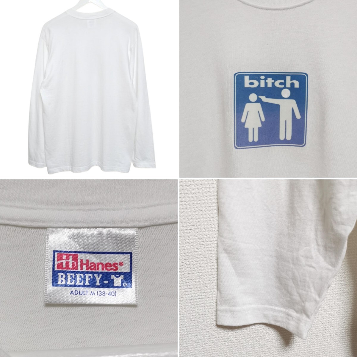即決 M 90s bitch skateboards ビッチ スケートボード ロンT 即決 M 90s bitch skateboards ビッチ スケートボード ロンT
