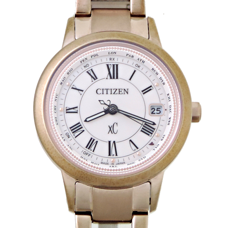 ［飯能本店］CITIZEN シチズン XC クロスシー ティタニアライン ハッピーフライト EC1144-51W (H240-T022740) 腕時(shí)計(jì) DH80011