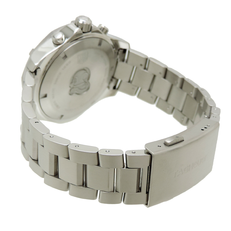 ［飯能本店］TAG HEUER タグホイヤー アクアレーサー クロノグラフ グランドデイト CAF101A.BA0821 腕時計 メンズ DH83869_画像4