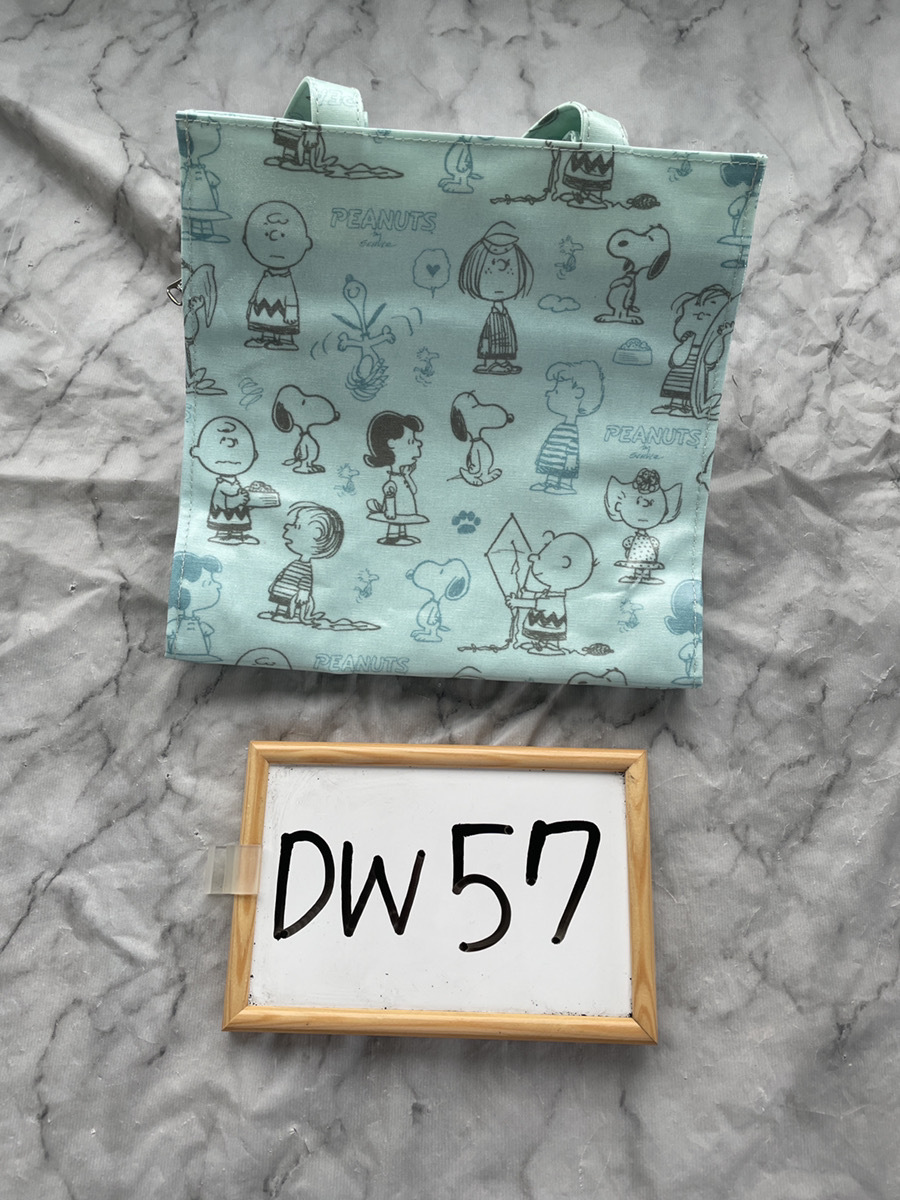 [ルートート] 8332 スヌーピー SNOOPY ラミネート加工 ミニ トートバッグ IP.スクエアLami.Peanuts-8M ※やや汚れあり