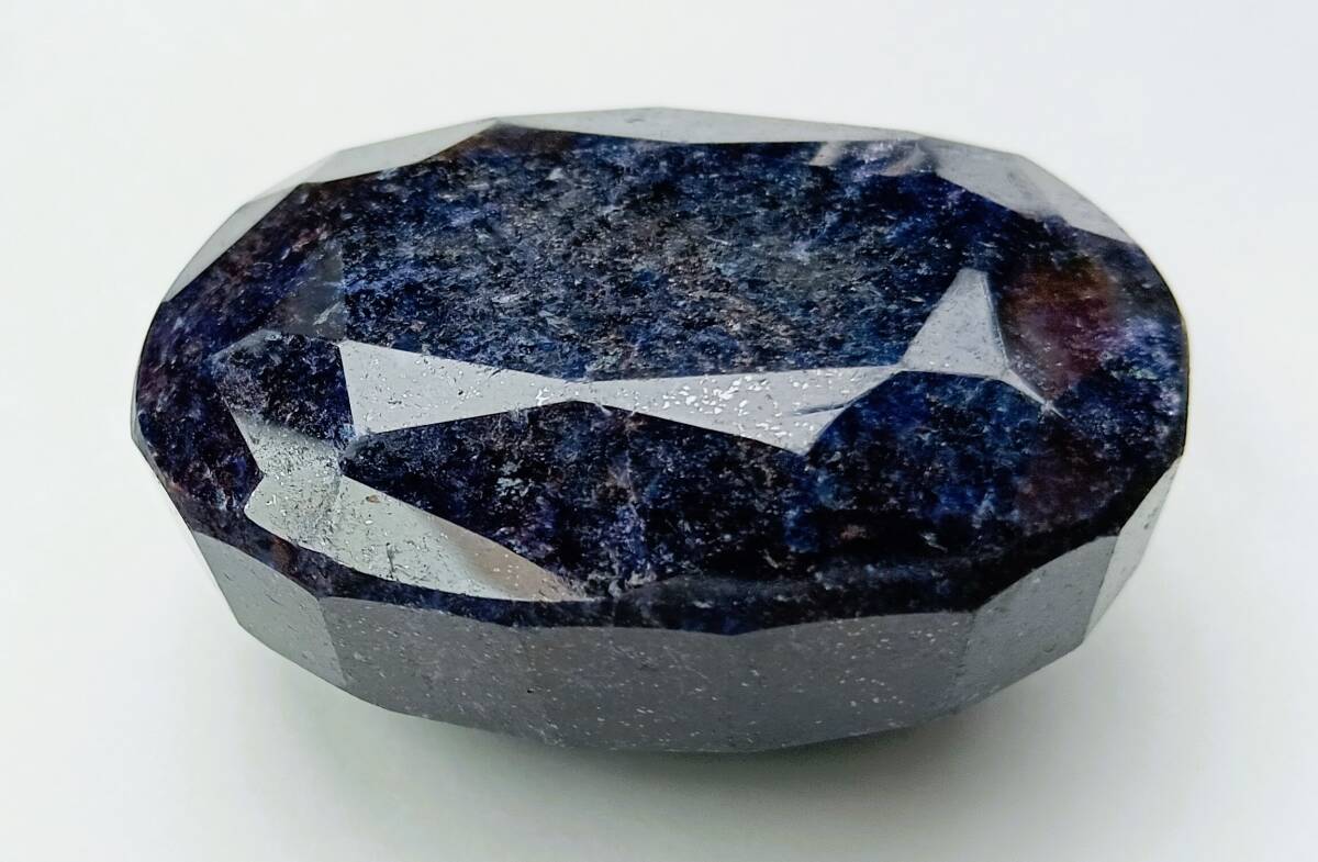 サファイア系コランダム オーバルカット 458.1カラット EGL証明付 50x36x23 巨大な石!パワーストーン?_画像5