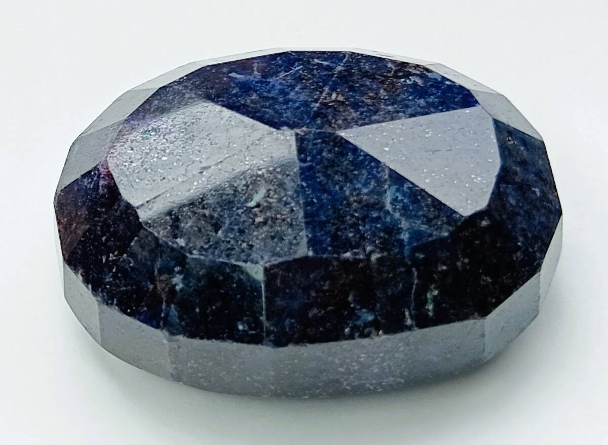 サファイア系コランダム オーバルカット 458.1カラット EGL証明付 50x36x23 巨大な石!パワーストーン?_画像4