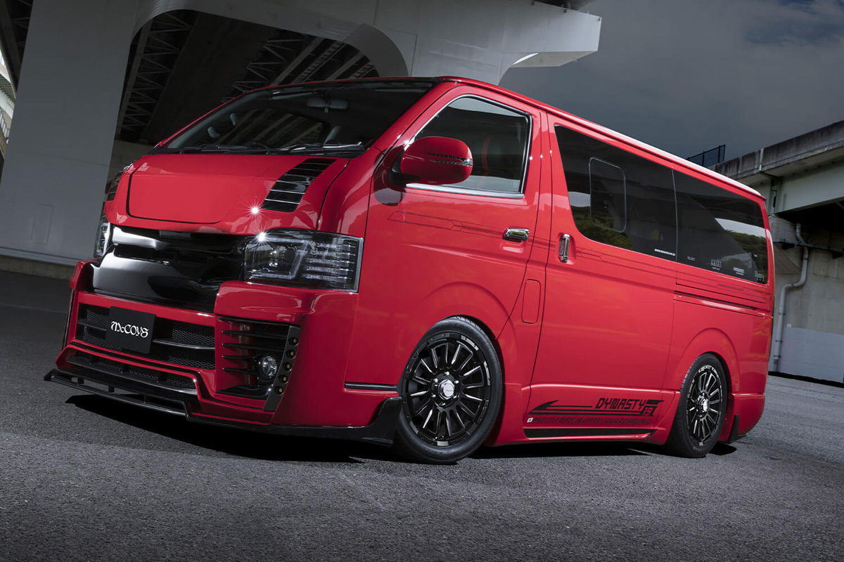 WEDS-ADVENTURE/McCOYS RV-5 ハイエース 200系 ジャストロー除く ホイール2本セット【16×6.5J 6-139.7 INSET38 BLACK MILLING】0040983×2