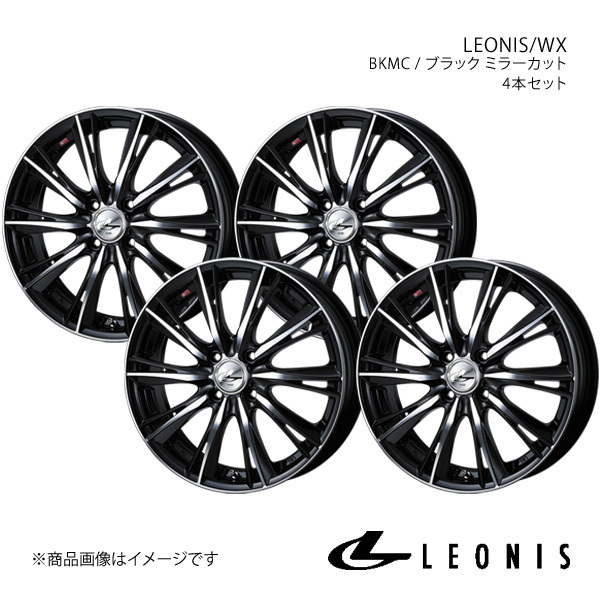 LEONIS/WX キャスト スタイル/スポーツ LA250S アルミホイール4本セット【16×5.0J 4-100 INSET45 BKMC】0033870×4