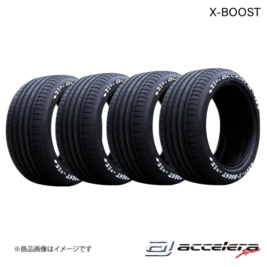 ACCELERA аксессуары rela225/50R18 C 107/105 S X-BOOST(OWL)sa Mata iya4шт.@ шина одиночный товар 