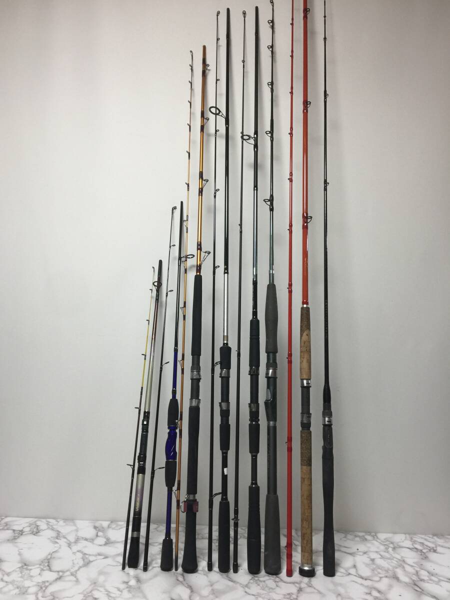 8-24// DAIWA , SHIMANO 釣り竿8本まとめ売る 8-24// DAIWA , SHIMANO 釣り竿8本まとめ売る 8-24// DAIWA