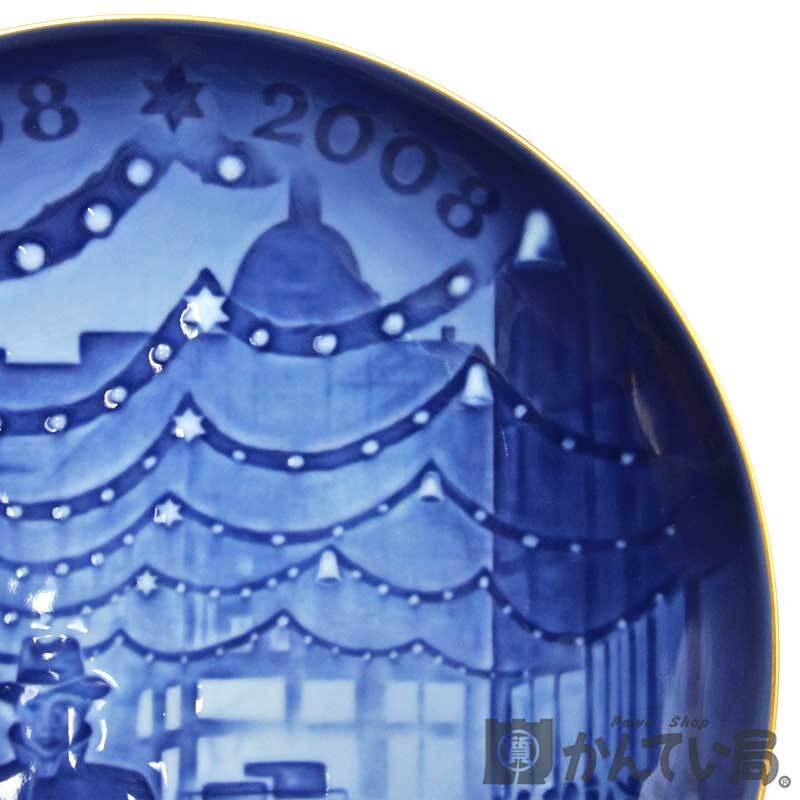 19226 ROYAL COPENHAGEN[ Royal Copenhagen ] centennial plate No.1. тарелка Copen - -gen. Рождество 1937 год переиздание [ б/у ]