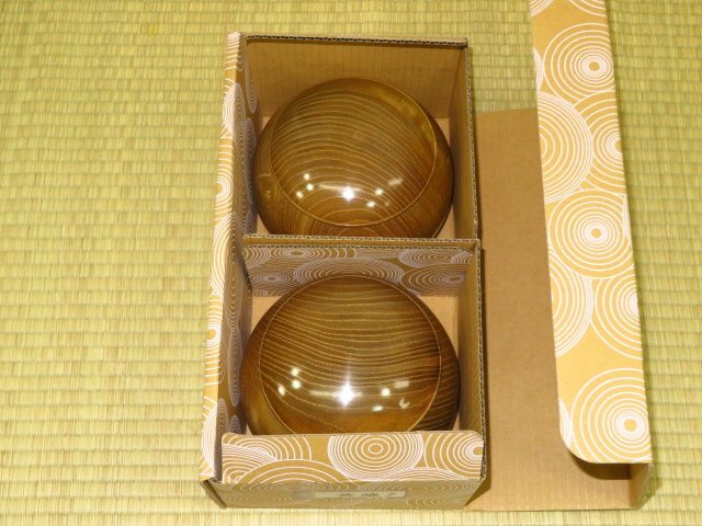 ▲柴田懐志（柴田木工）作銘入黄檗（きはだ）杢柾目超超特大碁笥▲未使用品元箱（囲碁）