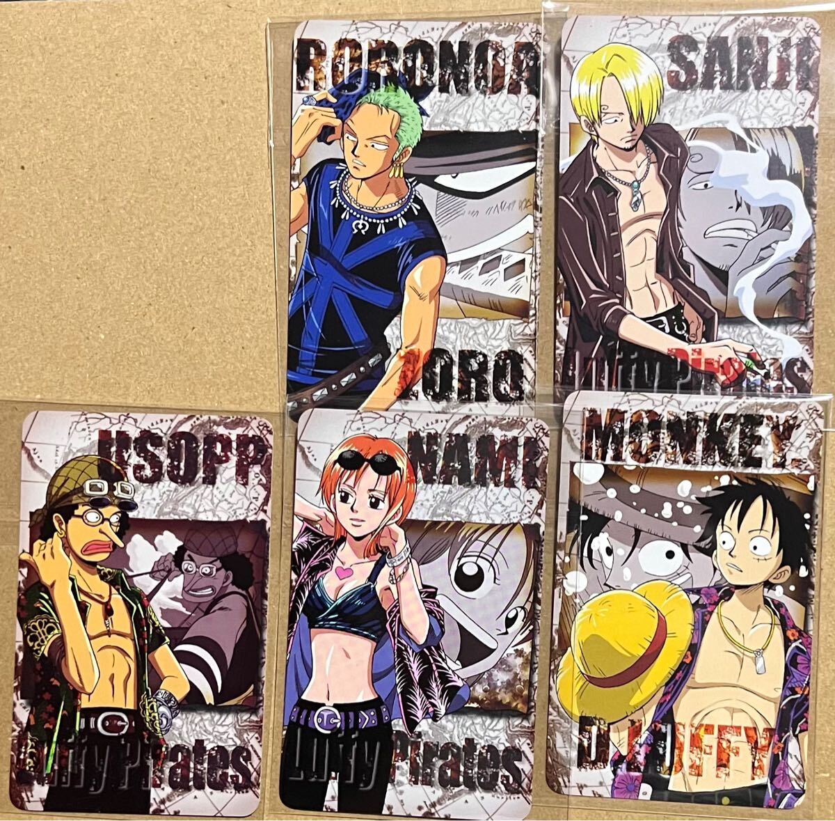 ONE PIECE ワンピース アニメイト 特典 カード 5種セット