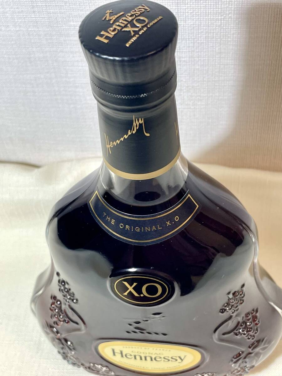 『新品未使用』ヘネシーHennessy XO コニャック 750ml黒キャップ ヘネシーXO 黒キャップ 古酒
