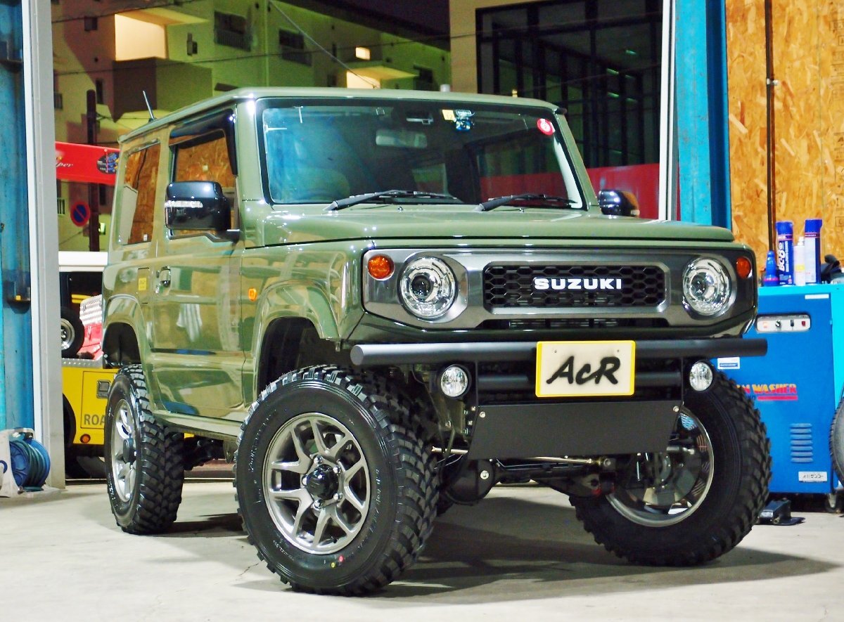 ACR　ステンメッシュブレーキホース100mmロング一臺(tái)分セット　ジムニーJB64W用　日本制