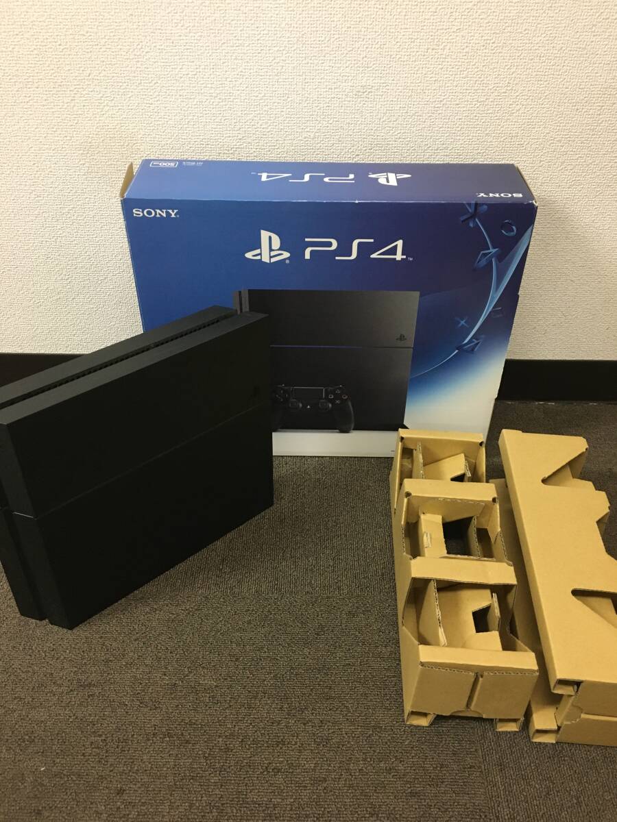 【本体新品同様】 PlayStation4 ジェットブラック 500GB (CUH-1200AB01)　動作確認済み
