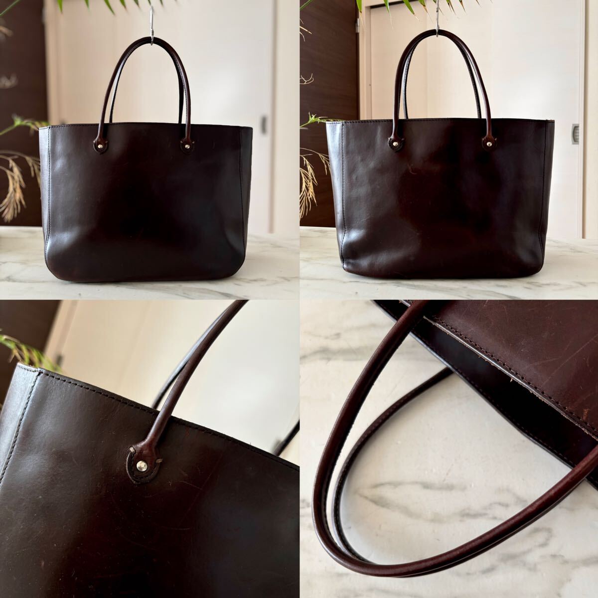 ARTS&SCIENCE アーツアンドサイエンス レザートートバッグ＊レディース メンズ 牛革 本革 ブラウン 茶 ナチュラル 日本制