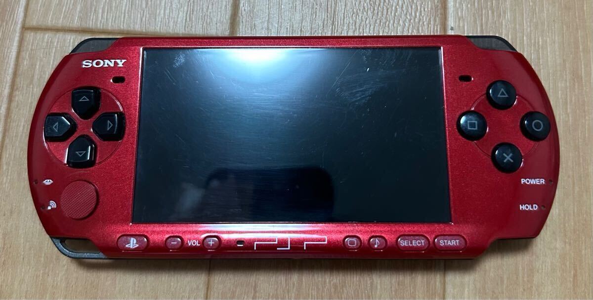 PSP3000 レッドブラック 本体 SONY プレイステーションポータブル プレイステーション・ポータブル（PSP-3000）バリューパック