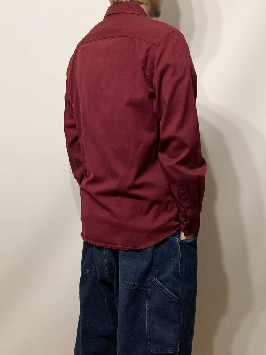 古着 00年代 00s Wrangler ラングラー 長袖 無地 シャツ 古着 00年代 00s Wrangler ラングラー 長袖 無地 シャツ