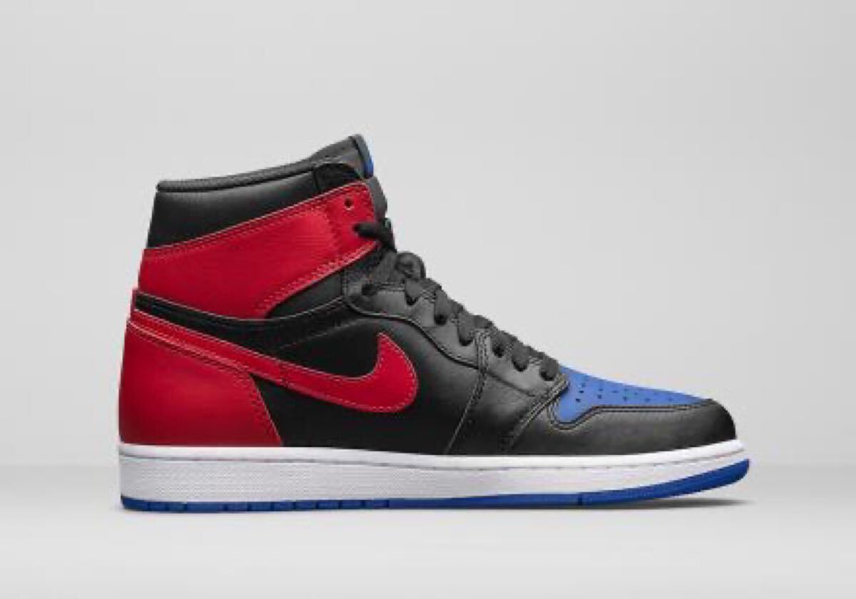 新品未使用　26.5cm NIKE AIR JORDAN1 RETRO HIGH OG BLACK/VARSITY RED-VARSITY ROYAL  ナイキ エアジョーダン1 レトロ ハイ OG 555088-026