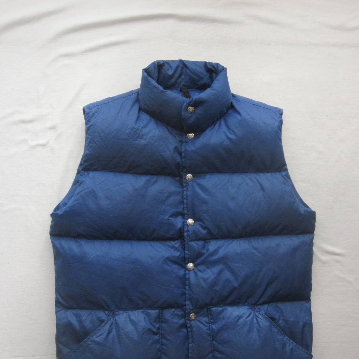 THE NORTH FACE ネイビー ダウンベスト 80s 茶タグ 80's 茶タグ ノースフェイス ダウンベスト ネイビーブルー 表記