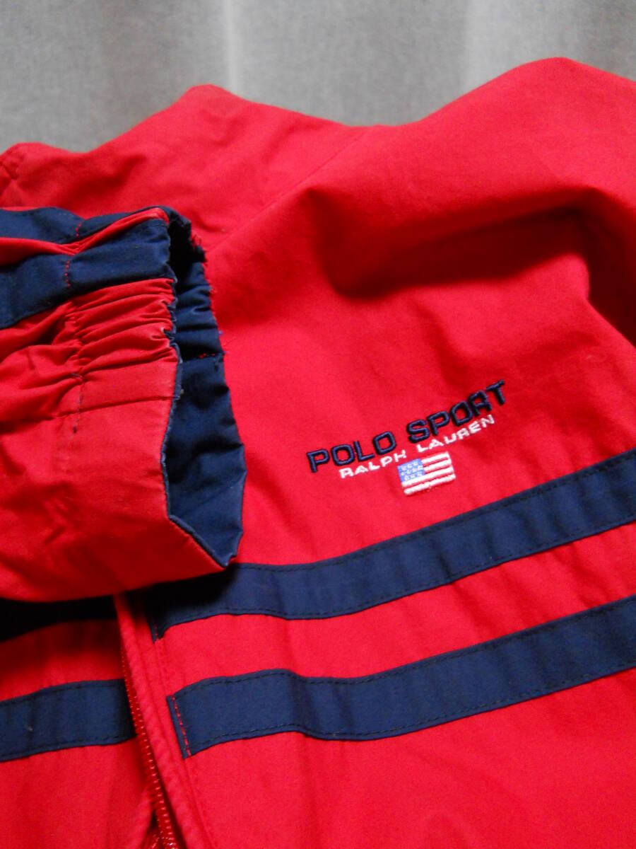 ポロスポーツ　ヴィンテージ古着　リバーシブルのジャケット　Ｌ　美品　ポロ　ラルフローレン　POLO SPORT 90s 00s