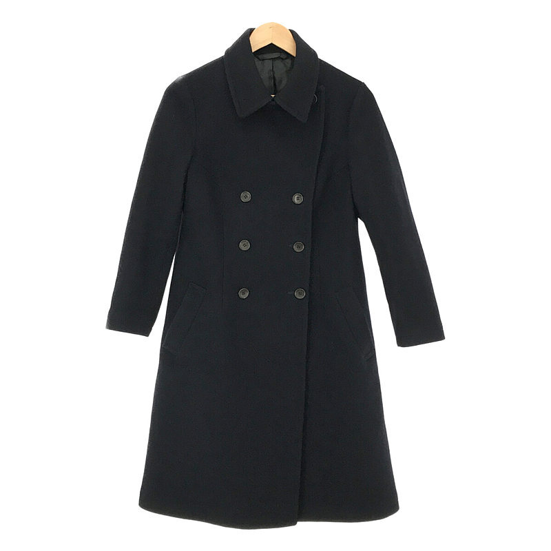 foufou / フーフー | 2020 | melton double coat メルトンダブルコート | 0 | ネイビー | レディース